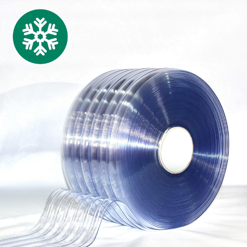 double ribbed pvc strip curtain